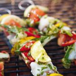 Fish skewers with Italian butter – 4 pers